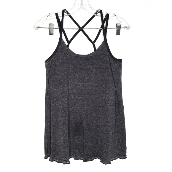 CHASER Gray Multi CrossBack Tank Top - Picture 10 of 12
